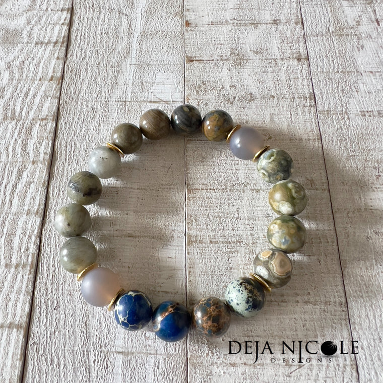 Lunar Eclipse Gemstone Bracelet